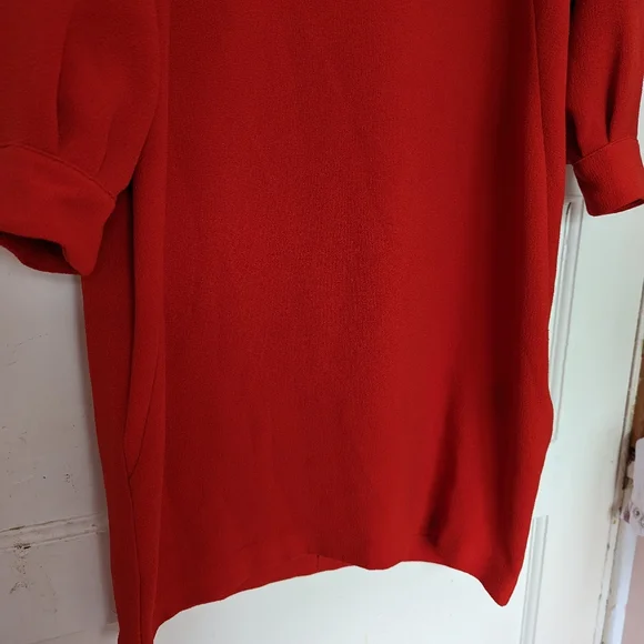 Whistles Red Long Sleeve Pencil Dress UK Size 10 - Picture 4 of 9